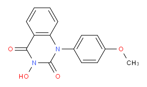 3-Hydroxy-1-(4-methoxyphenyl)-2,4(1H,3H)-quinazolinedione (ACI)