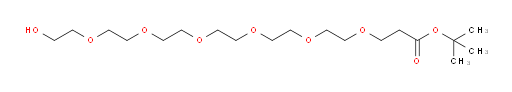 1,1-Dimethylethyl 21-hydroxy-4,7,10,13,16,19-hexaoxaheneicosanoate (ACI)