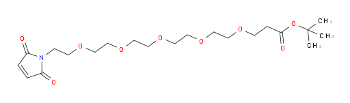 1,1-Dimethylethyl 18-(2,5-dihydro-2,5-dioxo-1H-pyrrol-1-yl)-4,7,10,13,16-pentaoxaoctadecanoate (ACI)
