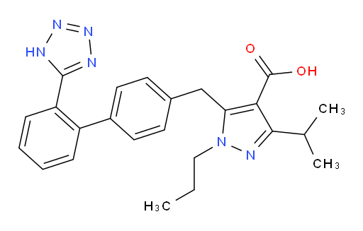 3-(1-Methylethyl)-1-propyl-5-[[2′-(2H-tetrazol-5-yl)[1,1′-biphenyl]-4-yl]methyl]-1H-pyrazole-4-carboxylic acid (ACI)