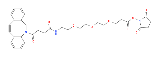 2,5-Dioxo-1-pyrrolidinyl 17-(11,12-didehydrodibenz[b,f]azocin-5(6H)-yl)-14,17-dioxo-4,7,10-trioxa-13-azaheptadecanoate (ACI)