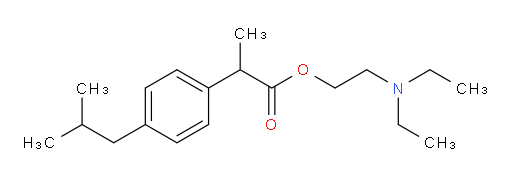 2-(Diethylamino)ethyl α-methyl-4-(2-methylpropyl)benzeneacetate (ACI)