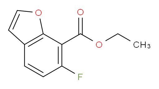Ethyl 6-fluoro-7-benzofurancarboxylate (ACI)