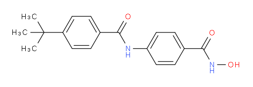 4-[[4-(1,1-Dimethylethyl)benzoyl]amino]-N-hydroxybenzamide (ACI)