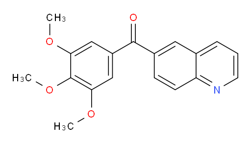 6-Quinolinyl(3,4,5-trimethoxyphenyl)methanone (ACI)