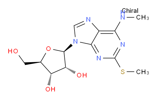 N-Methyl-2-(methylthio)adenosine (ACI)