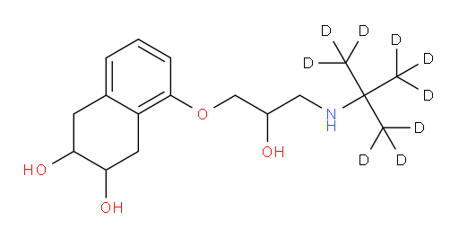2,3-Naphthalenediol, 5-[3-[[1,1-di(methyl-d3)ethyl-2,2,2-d3]amino]-2-hydroxypropoxy]-1,2,3,4-tetrahydro- (9CI)
