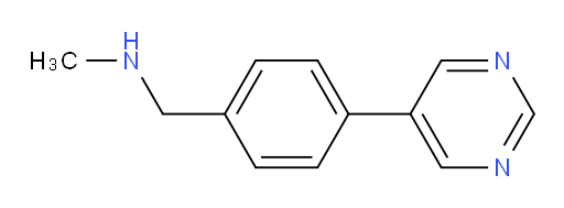 N-Methyl-4-(5-pyrimidinyl)benzenemethanamine (ACI)