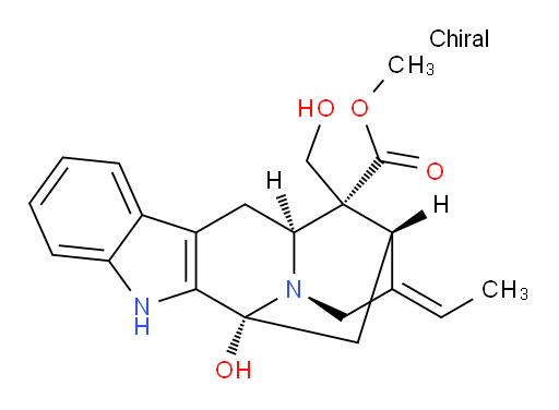 Sarpagan-16-carboxylic acid, 3,17-dihydroxy-, methyl ester, (16R)- (9CI, ACI)