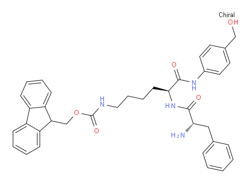 L-Lysinamide, L-phenylalanyl-N6-[(9H-fluoren-9-ylmethoxy)carbonyl]-N-[4-(hydroxymethyl)phenyl]- (ACI)
