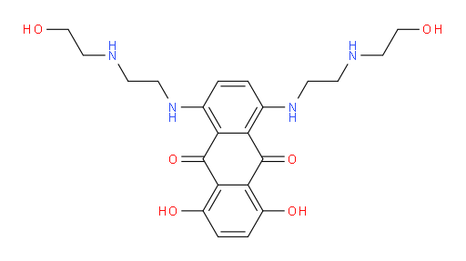 1,4-dihydroxy-5,8-bis((2-((2-hydroxyethyl)amino)ethyl)amino)anthracene-9,10-dione