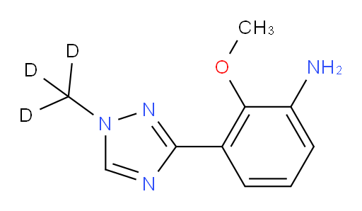 2-Methoxy-3-[1-(methyl-d3)-1H-1,2,4-triazol-3-yl]benzenamine