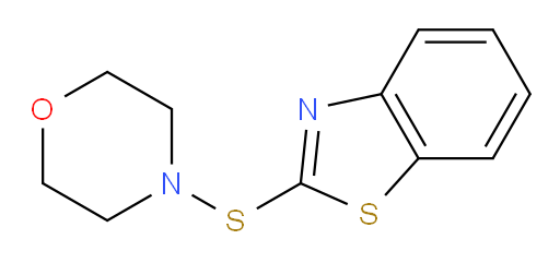2-(morpholin-4-ylsulfanyl)-1,3-benzothiazole