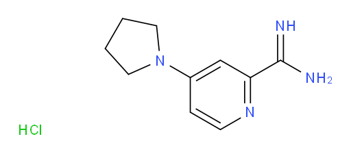 4-(pyrrolidin-1-yl)pyridine-2-carboximidamide hydrochloride