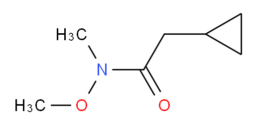 2-cyclopropyl-N-methoxy-N-methylacetamide