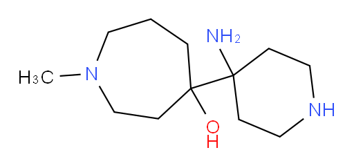 4-(4-aminopiperidin-4-yl)-1-methylazepan-4-ol