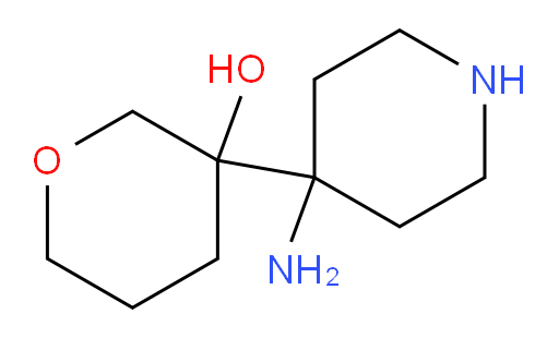 3-(4-aminopiperidin-4-yl)oxan-3-ol