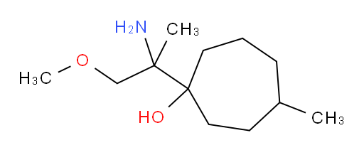 1-(2-amino-1-methoxypropan-2-yl)-4-methylcycloheptan-1-ol