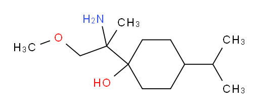 1-(2-amino-1-methoxypropan-2-yl)-4-(propan-2-yl)cyclohexan-1-ol