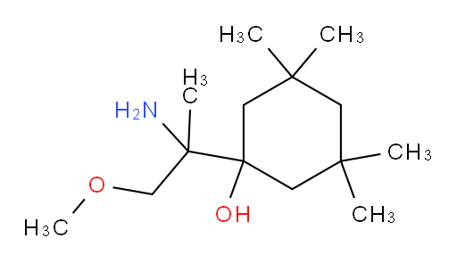 1-(2-amino-1-methoxypropan-2-yl)-3,3,5,5-tetramethylcyclohexan-1-ol