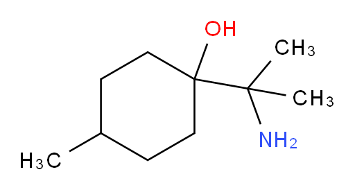 1-(2-aminopropan-2-yl)-4-methylcyclohexan-1-ol