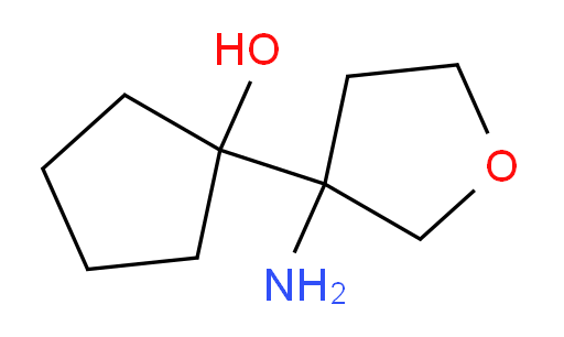 1-(3-aminooxolan-3-yl)cyclopentan-1-ol