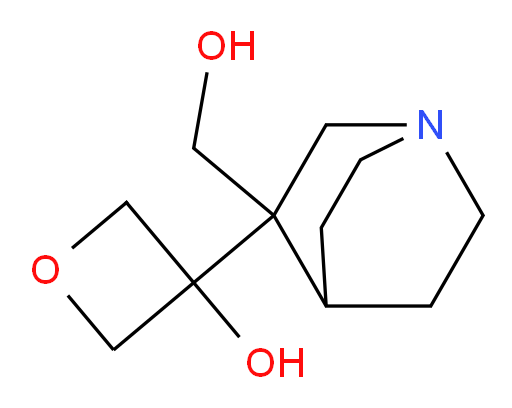 3-[3-(hydroxymethyl)-1-azabicyclo[2.2.2]octan-3-yl]oxetan-3-ol