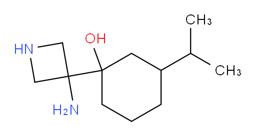 1-(3-aminoazetidin-3-yl)-3-(propan-2-yl)cyclohexan-1-ol