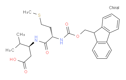 (3S)-3-[(2S)-2-({[(9H-fluoren-9-yl)methoxy]carbonyl}amino)-4-(methylsulfanyl)butanamido]-4-methylpentanoic acid