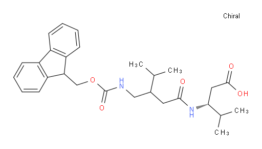 (3R)-3-{3-[({[(9H-fluoren-9-yl)methoxy]carbonyl}amino)methyl]-4-methylpentanamido}-4-methylpentanoic acid