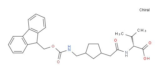 (2R)-2-(2-{3-[({[(9H-fluoren-9-yl)methoxy]carbonyl}amino)methyl]cyclopentyl}acetamido)-3-methylbutanoic acid