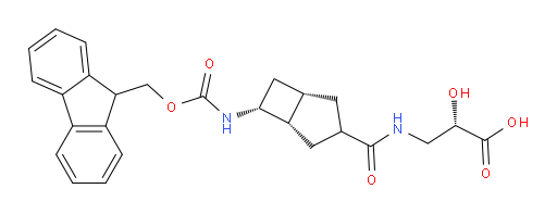 (2S)-3-{[(1RS,5RS,6SR)-6-({[(9H-fluoren-9-yl)methoxy]carbonyl}amino)bicyclo[3.2.0]heptan-3-yl]formamido}-2-hydroxypropanoic acid