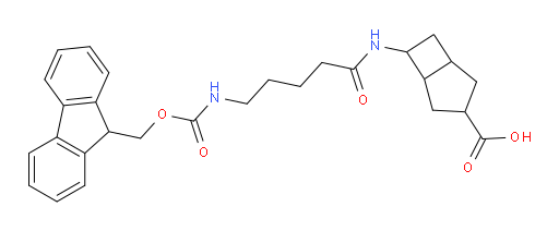 6-[5-({[(9H-fluoren-9-yl)methoxy]carbonyl}amino)pentanamido]bicyclo[3.2.0]heptane-3-carboxylic acid