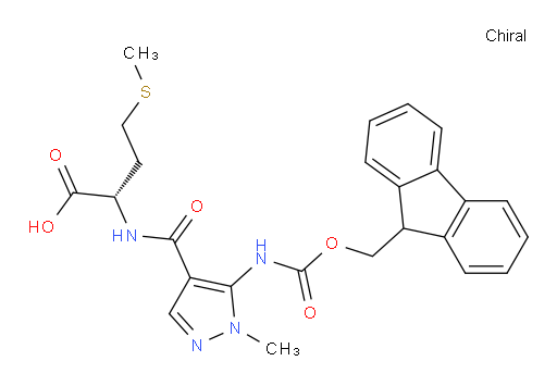 (2S)-2-{[5-({[(9H-fluoren-9-yl)methoxy]carbonyl}amino)-1-methyl-1H-pyrazol-4-yl]formamido}-4-(methylsulfanyl)butanoic acid