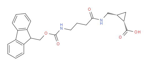 rac-(1R,2S)-2-{[4-({[(9H-fluoren-9-yl)methoxy]carbonyl}amino)butanamido]methyl}cyclopropane-1-carboxylic acid
