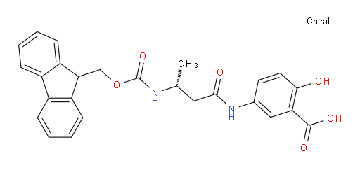 5-[(3R)-3-({[(9H-fluoren-9-yl)methoxy]carbonyl}amino)butanamido]-2-hydroxybenzoic acid