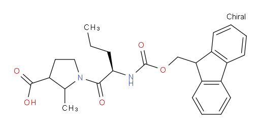 1-[(2R)-2-({[(9H-fluoren-9-yl)methoxy]carbonyl}amino)pentanoyl]-2-methylpyrrolidine-3-carboxylic acid