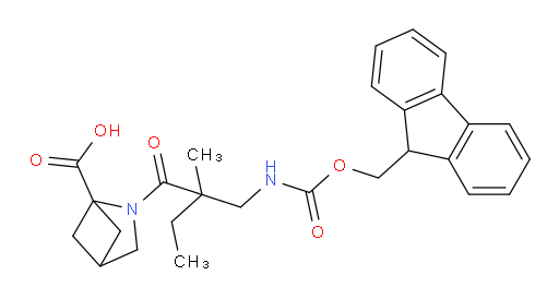 2-{2-[({[(9H-fluoren-9-yl)methoxy]carbonyl}amino)methyl]-2-methylbutanoyl}-2-azabicyclo[2.1.1]hexane-1-carboxylic acid