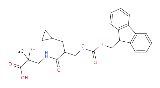 3-[2-(cyclopropylmethyl)-3-({[(9H-fluoren-9-yl)methoxy]carbonyl}amino)propanamido]-2-hydroxy-2-methylpropanoic acid