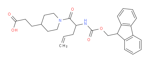 3-{1-[2-({[(9H-fluoren-9-yl)methoxy]carbonyl}amino)pent-4-enoyl]piperidin-4-yl}propanoic acid