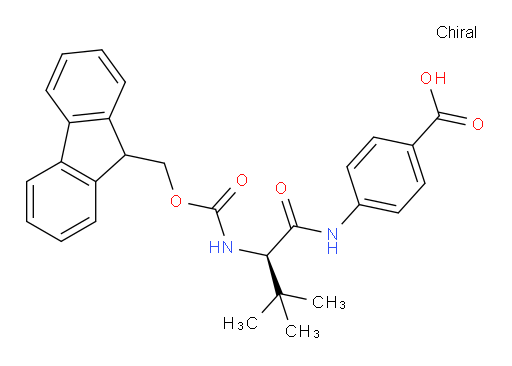 4-[(2R)-2-({[(9H-fluoren-9-yl)methoxy]carbonyl}amino)-3,3-dimethylbutanamido]benzoic acid