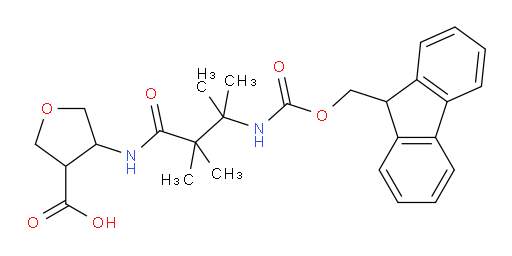 4-[3-({[(9H-fluoren-9-yl)methoxy]carbonyl}amino)-2,2,3-trimethylbutanamido]oxolane-3-carboxylic acid