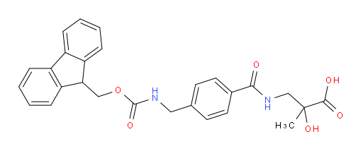 3-({4-[({[(9H-fluoren-9-yl)methoxy]carbonyl}amino)methyl]phenyl}formamido)-2-hydroxy-2-methylpropanoic acid