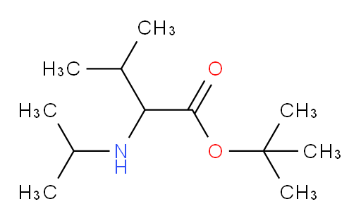 tert-butyl 3-methyl-2-[(propan-2-yl)amino]butanoate