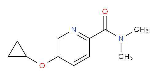 5-cyclopropoxy-N,N-dimethylpyridine-2-carboxamide