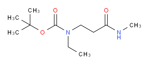 tert-butyl N-ethyl-N-[2-(methylcarbamoyl)ethyl]carbamate