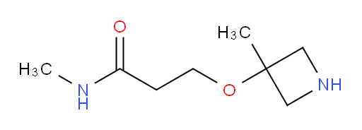 N-methyl-3-[(3-methylazetidin-3-yl)oxy]propanamide