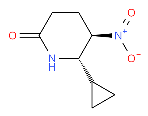 rac-(5R,6S)-6-cyclopropyl-5-nitropiperidin-2-one
