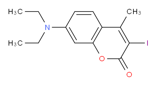 7-(diethylamino)-3-iodo-4-methyl-2H-chromen-2-one