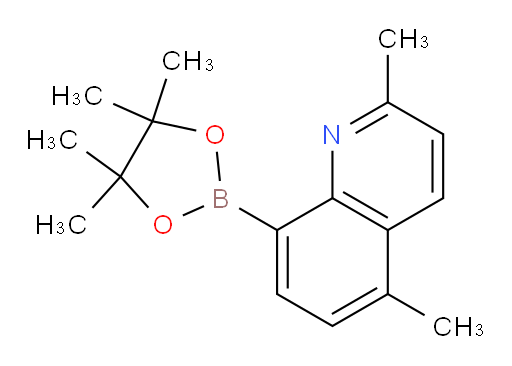 2,5-dimethyl-8-(4,4,5,5-tetramethyl-1,3,2-dioxaborolan-2-yl)quinoline